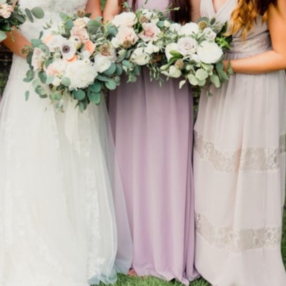 David’s Bridal Gold Bridesmaid Formal Dress - Picture 8 of 8